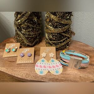 Plunder Colorful Bunny Jewelry Set